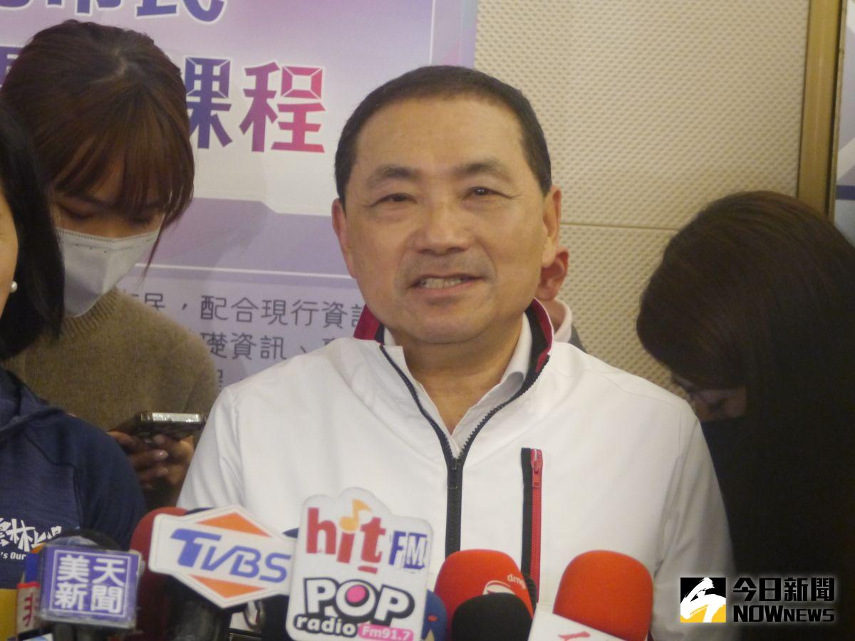 ▲對於藍營2024採徵召方式？侯友宜受訪時說不變的初心、不變的責任，不追求職位，追求的是「定位」。（圖 ／記者吳嘉億攝，2023.03.22）