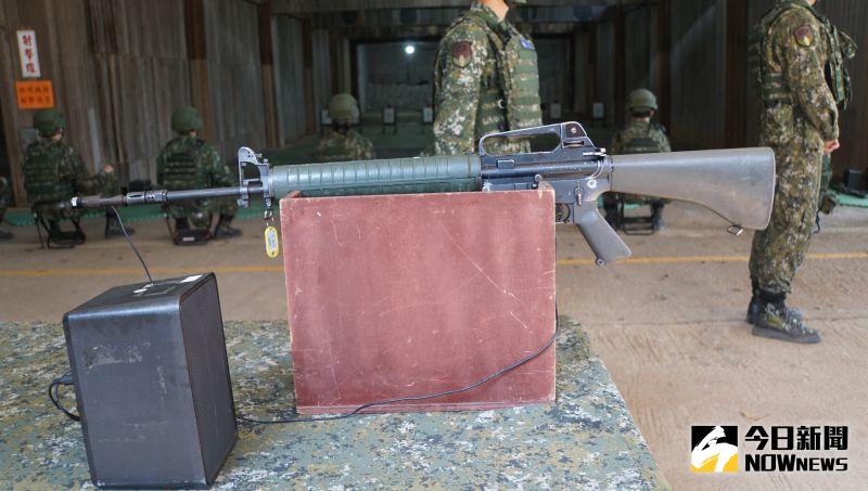 ▲國軍後備部隊使用的T65K2步槍。（圖／記者呂炯昌攝）