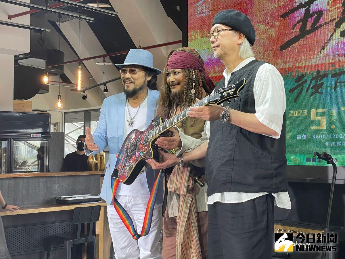 ▲張菲（左一）幽默表示，透過出席這次活動，證明自己還活著。（圖／記者吳雨婕攝）