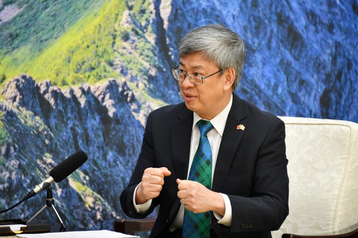 ▲針對前總統馬英九指責「政府阻擋武漢包機」一事，行政院長陳建仁表示，這樣屈從、附和中國，不曉得用心在哪裡。（圖／行政院提供）