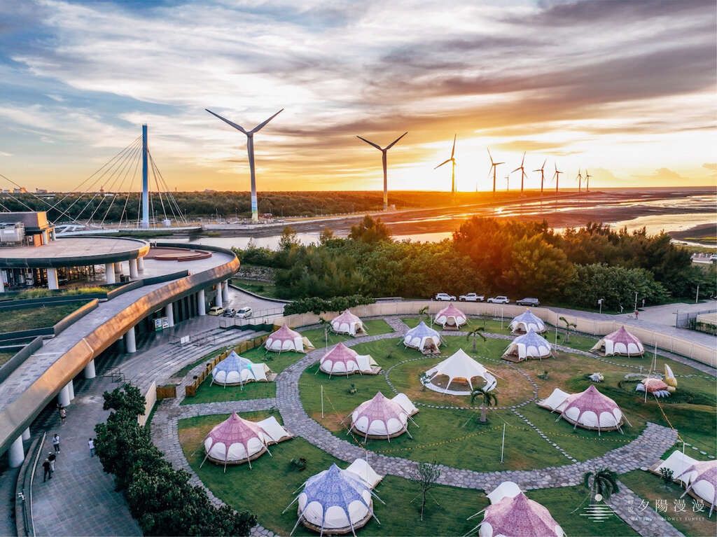 ▲高美濕地「蟬說-夕陽漫漫」(圖／觀旅局提供2023.3.24)