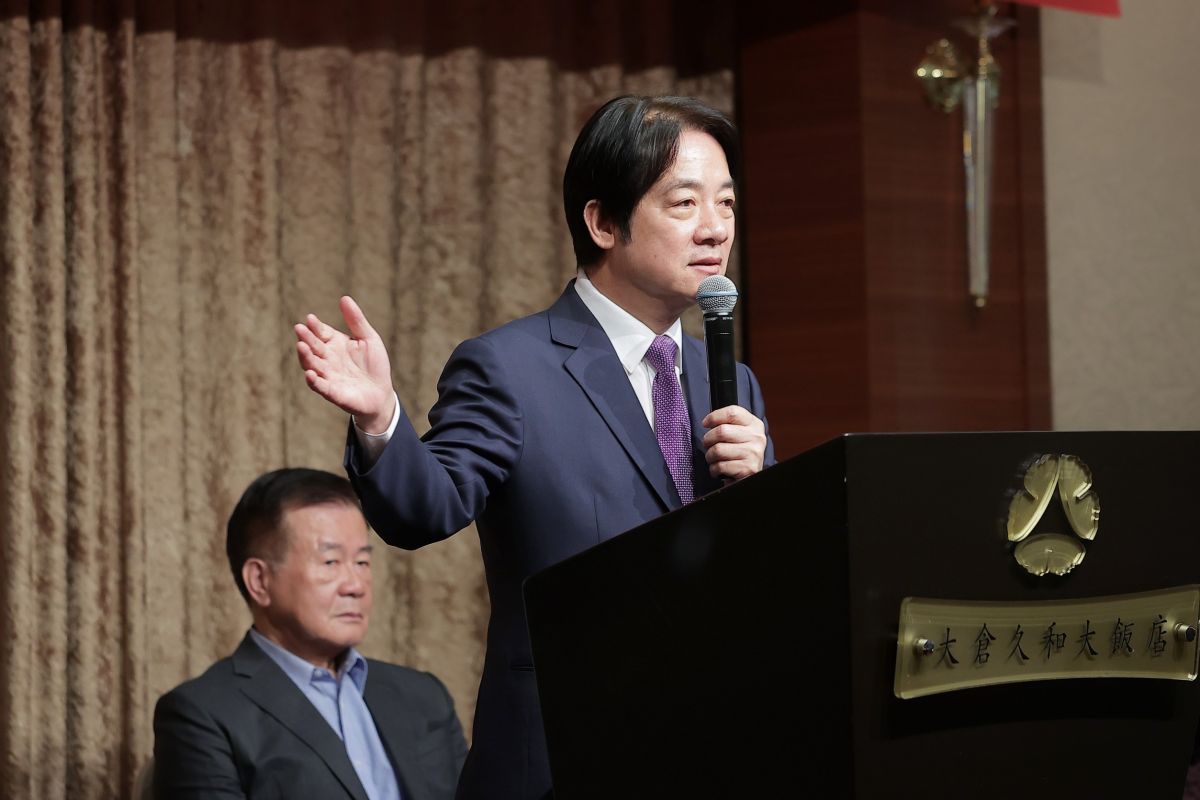 ▲對於台宏斷交，賴清德喊話中國，越是打壓越會團結，也越會堅定民主自由的信仰。（圖／總統府提供）