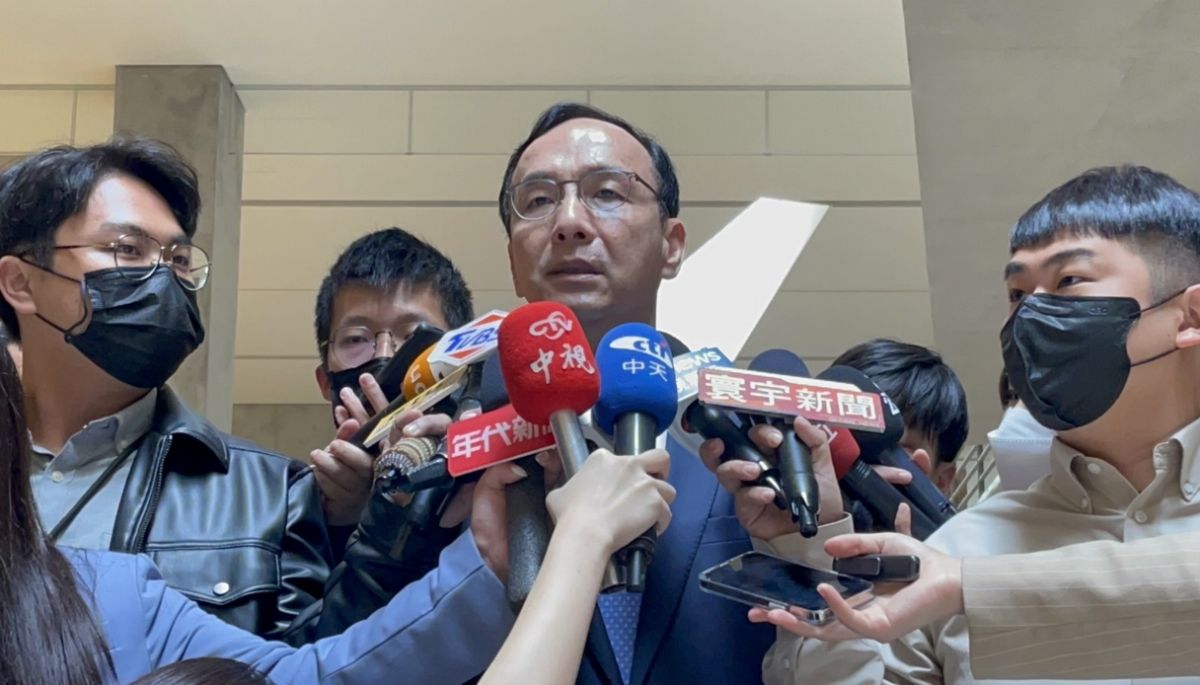 ▲朱立倫認為，提名過程中不要為主要候選人增加障礙。（圖／文傳會提供）