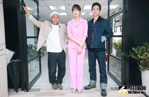 游安順(左起)、天心、薛仕凌在電影《做工的人》有多場對手戲。(圖/記者葉政勳攝影) ▲游安順(左起)、天心、薛仕凌在電影《做工的人》有多場對手戲。(圖/記者葉政勳攝影)