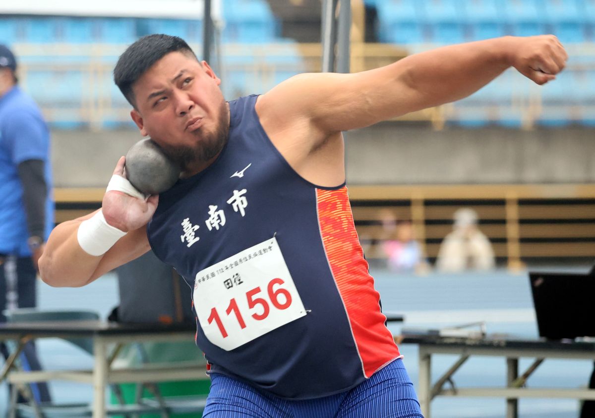 ▲馬皓瑋鉛球四連霸。112原民運籌備會提供。