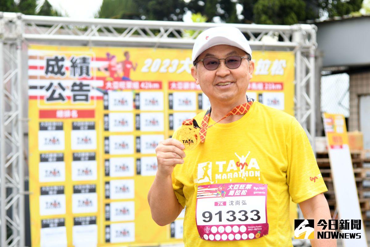 ▲大亞集團董事長沈尚弘表示，「能源鏈管理」是一個新的模式，也是新的商機。（圖／記者林調遜攝，2023.03.26）