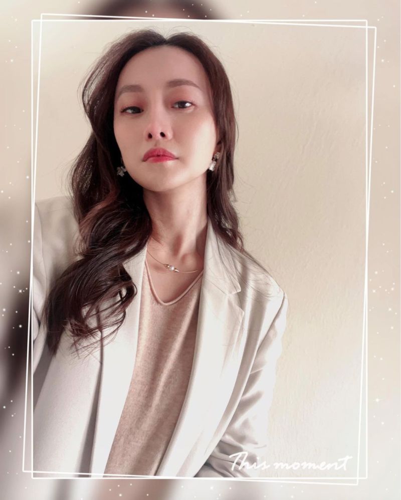 ▲「台灣八點檔」女神璟宣被說長得像金赫拉，讓她非常開心。（圖／翻攝自璟宣IG）