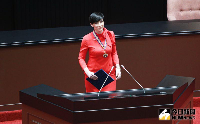 ▲捷克眾議院議長艾達莫娃拜會立院並發表演說。(圖/記者葉政勳攝 , 2023.03.28)