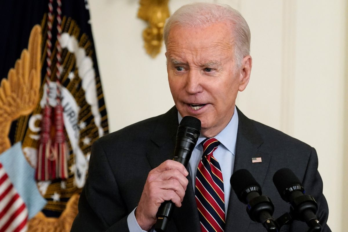 ▲美國總統拜登今天告訴美國國家廣播公司（NBC）節目「今日秀」（TODAY）主持人之一羅克，他計劃競選連任，但宣布時機仍未到。（圖／美聯社／達志影像）