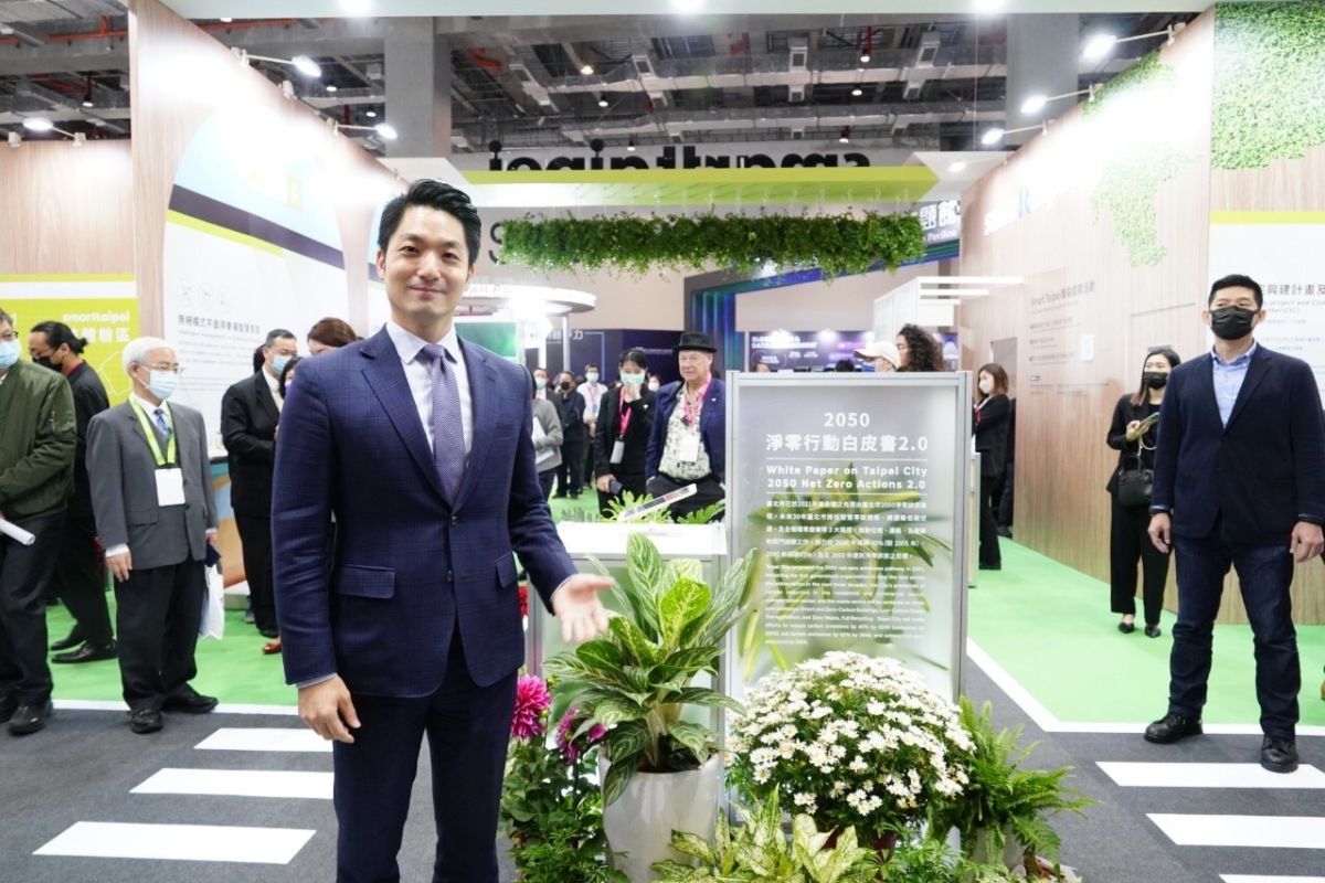 ▲台北市長蔣萬安出席智慧城市展。（圖／北市府提供）