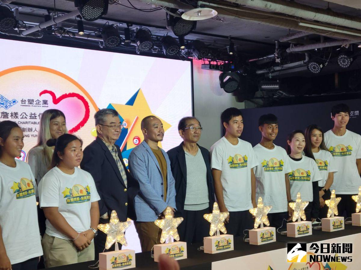 ▲2023年「未來之星」全力培育體壇未來之星，贊助網球選手包括曾俊欣和梁恩碩等年輕好手。（圖／黃建霖攝）