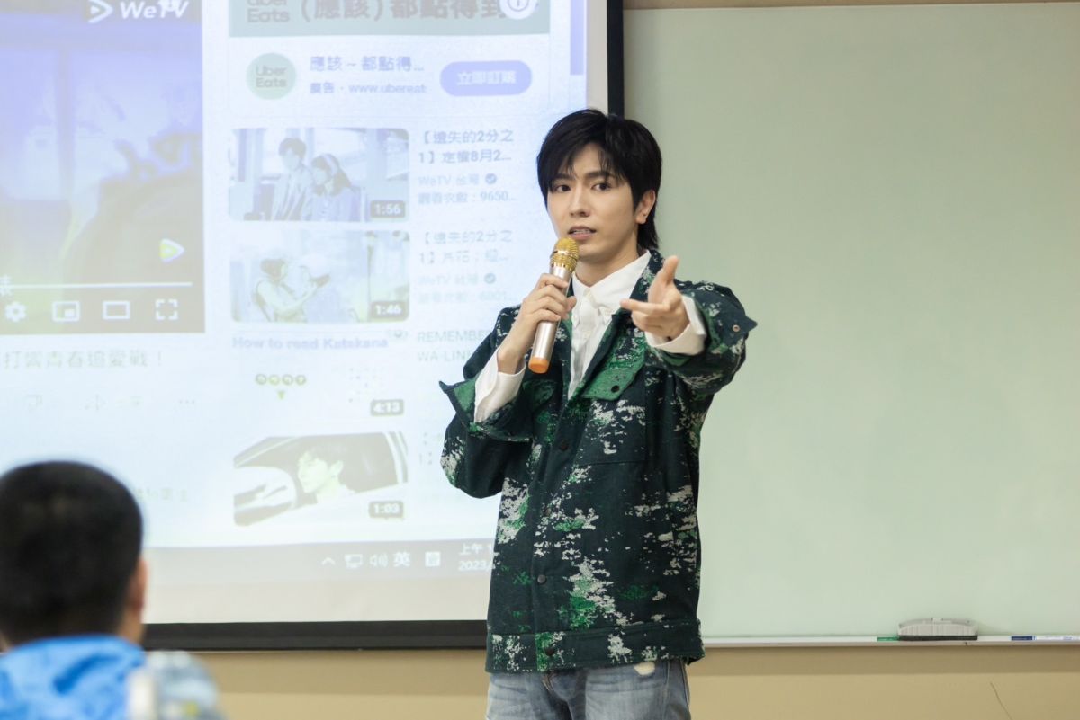 ▲陳璽安自爆憂鬱症纏身，後悔在明金成遺作《外送英雄》沒表現好。（圖／台北海大）