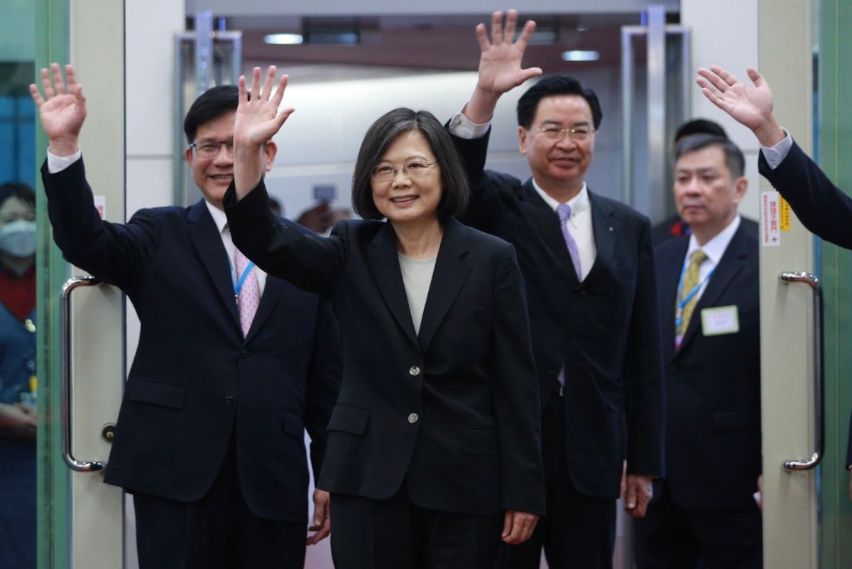 ▲蔡英文今日啟程出訪中美洲。（圖／記者葉政勳攝，2023.03.29）