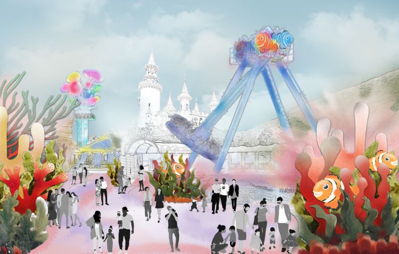 ▲遠雄海洋公園將於暑假前,推出全新設施「海底探險家」。(圖/遠雄海洋公園提供)