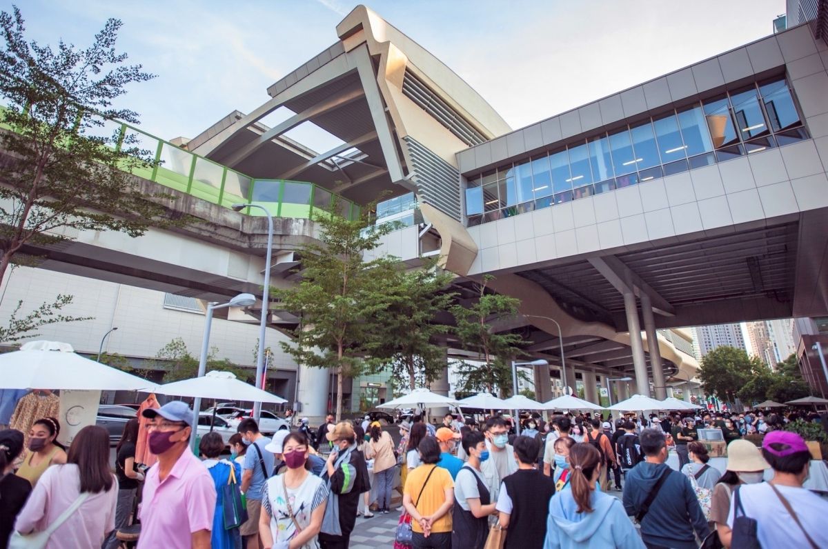 ▲台中捷運將與無肉市集再度合作，在市政府站連續舉辦2天市集活動(圖／中捷公司提供2023.4.1)