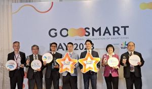 中市空品感測器物聯網頻傳捷訊　  再奪GO SMART國際大獎
