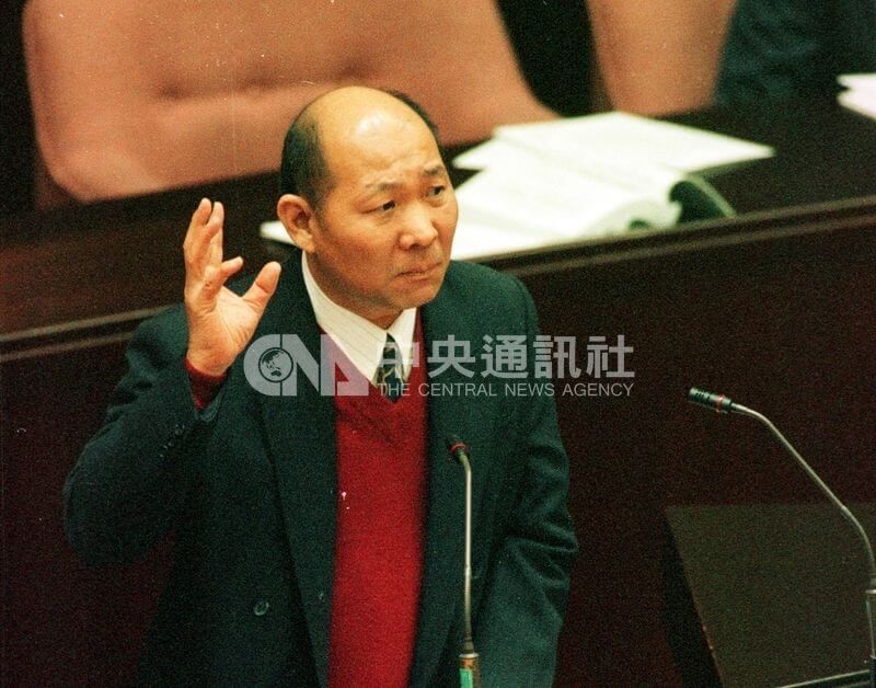 ▲前國民黨立委施台生29日病逝，享壽77歲。（中央社檔案照片）