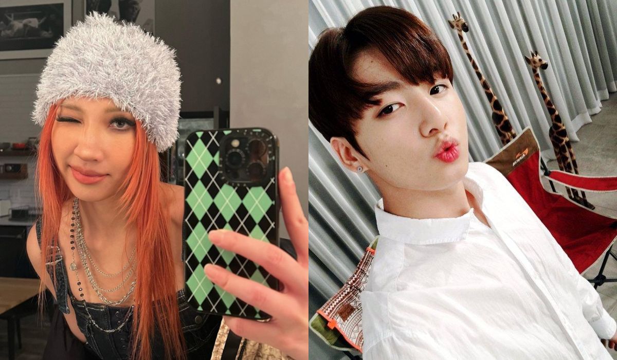 ▲近日Karencici（左）被韓國男團「防彈少年團」（BTS）成員柾國（右）在直播中「點名」，讓她超驚喜。（圖／翻攝自IG＠itskarencici、防彈少年團官方推特）