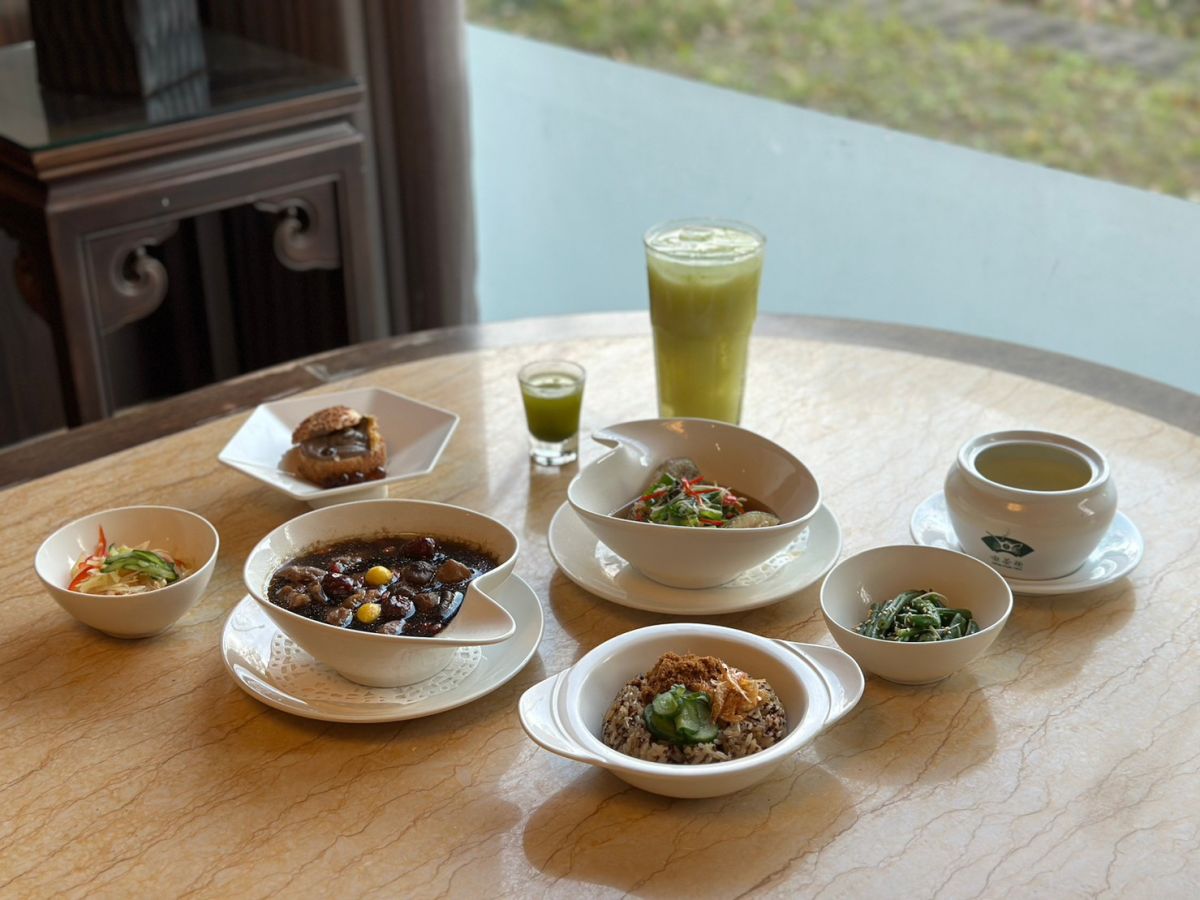 ▲天仁喫茶趣推出季節套膳，將屏東在地食材結合茶展現新風貌。（圖／NOWnews攝）