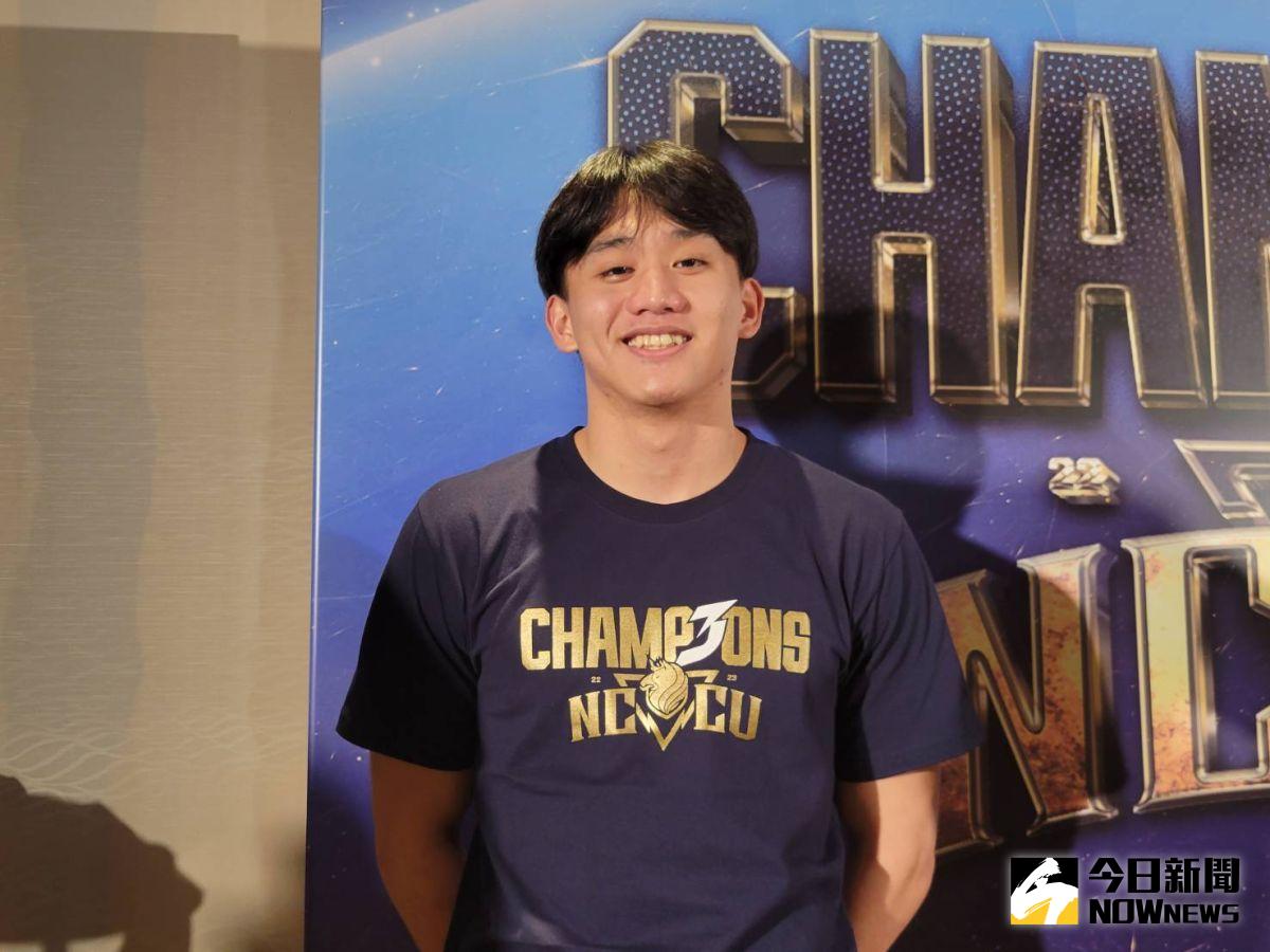 ▲政大後衛林彥廷確定退出本屆PLG選秀，未來動向吸引外界關注。（圖／黃建霖攝）