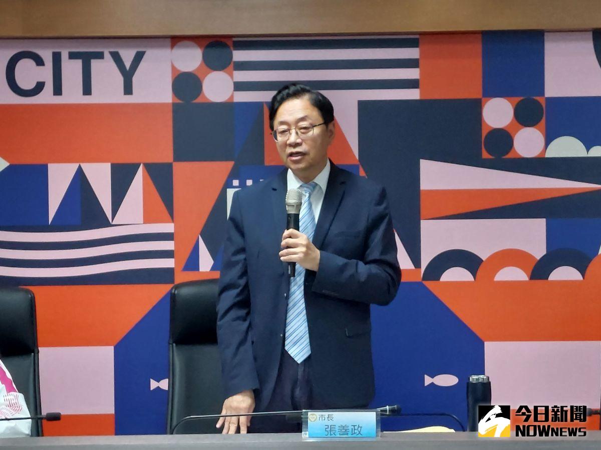 ▲張善政百日政績挨批，市府新聞處長羅楚東反酸民進黨，「到底希望取消哪一項福利政策，請趕快說清楚講明白」。（圖／記者李春台攝，2023.03.31）