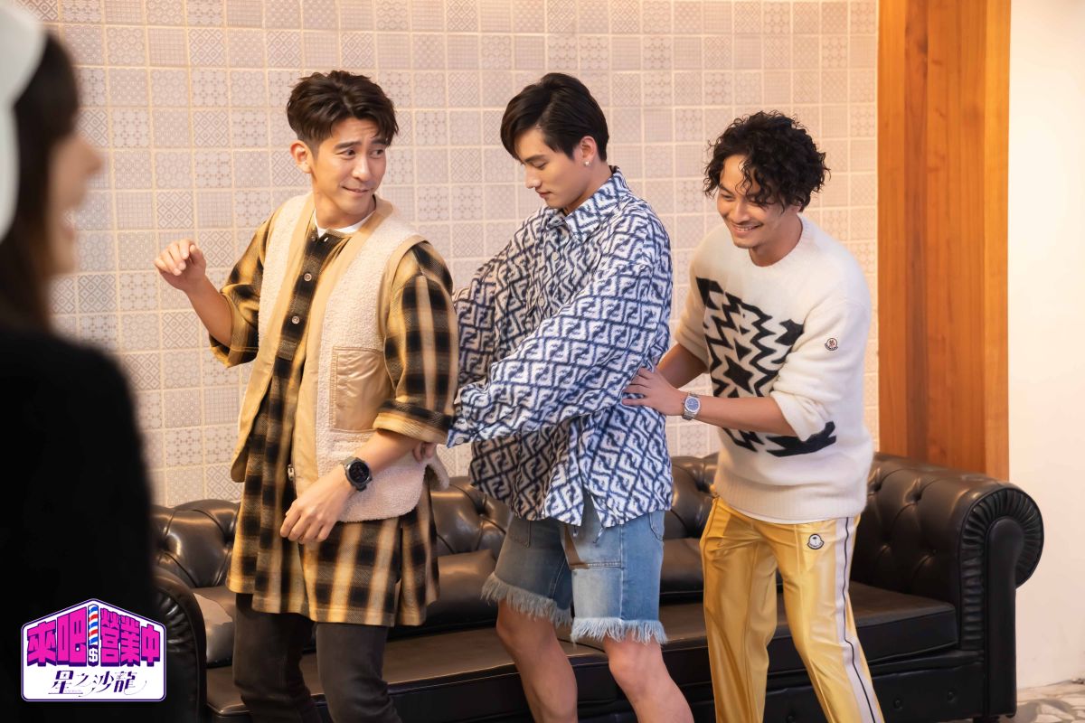 ▲修杰楷（左）爆賈靜雯私下脾氣差，中為范少勳、右為楊銘威。（圖／TVBS提供）