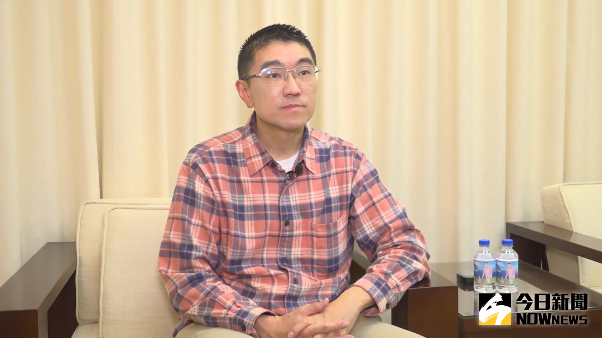 ▲上任3個月多月以來感想，謝國樑接受《NOWnews今日新聞》專訪時直呼匆忙，感覺好像沒有明天的心情。（圖／記者嚴俊強攝）