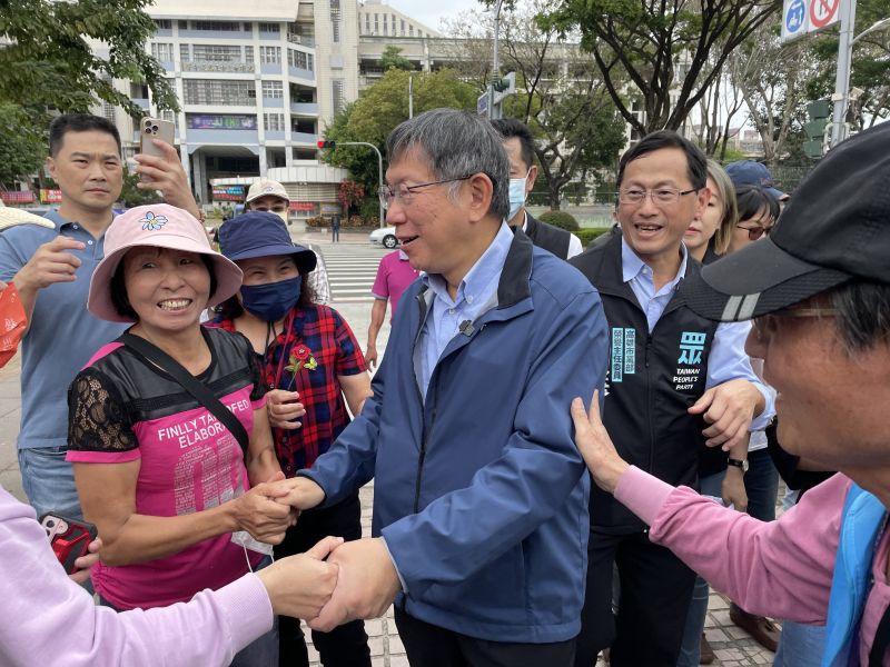 ▲柯文哲今(1)日到高雄參加「民眾親子野餐會」。(圖/記者鄭婷襄攝,2023.04.01)