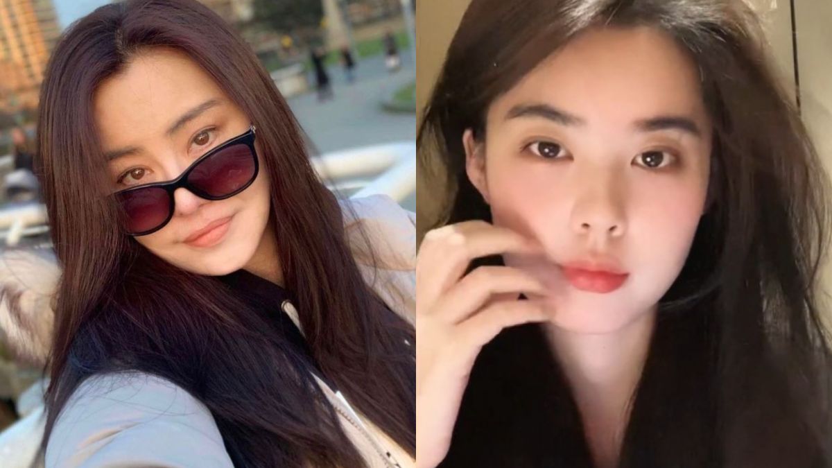 ▲中國直播主媛仔（右）的素顏模樣與女神王祖賢（左）十分相似，也讓網友們超級驚訝，「這本人吧？」（圖／翻攝王祖賢IG、媛仔抖音）