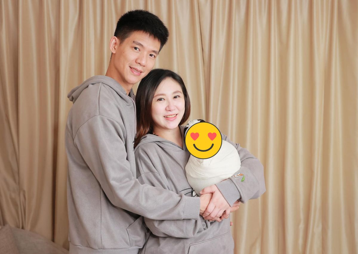 ▲蔡允潔（中）小年夜當晚宣布自己再度懷孕的好消息，過去她曾提到自己生完第一胎時，一度拒絕和老公（左）親熱，她還曾求醫師開春藥給她，經歷重重困難，蔡允潔才終於成功懷上第二胎。（圖／蔡允潔臉書）