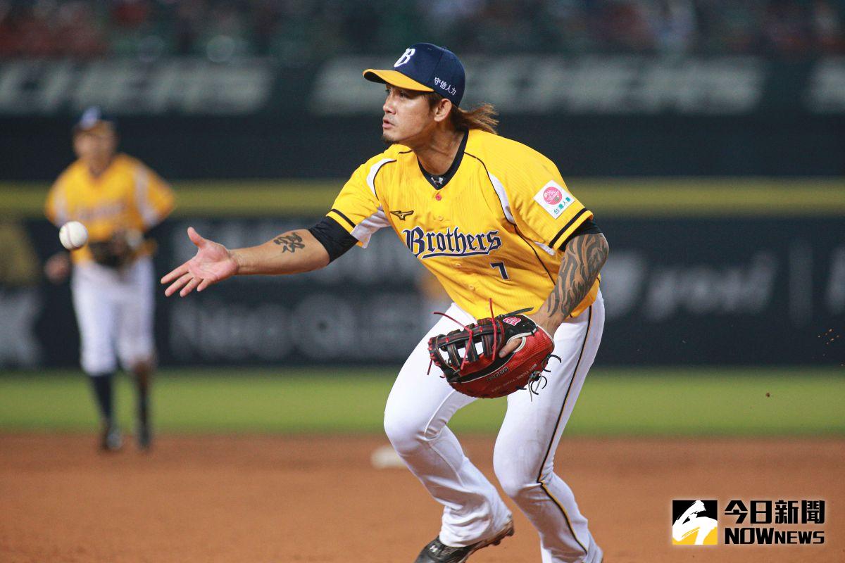 ▲中信兄弟一壘手張志豪。（圖／記者葉政勳攝 , 2023.04.01）