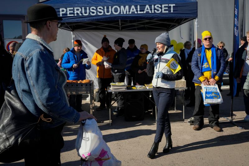 ▲芬蘭國會大選2日舉行，保守右派政黨正統芬蘭人黨（Finns Party）在芬蘭國家廣播公司（Yle）3月30日公布的民調中，支持度第2高。（圖／美聯社／達志影像）
