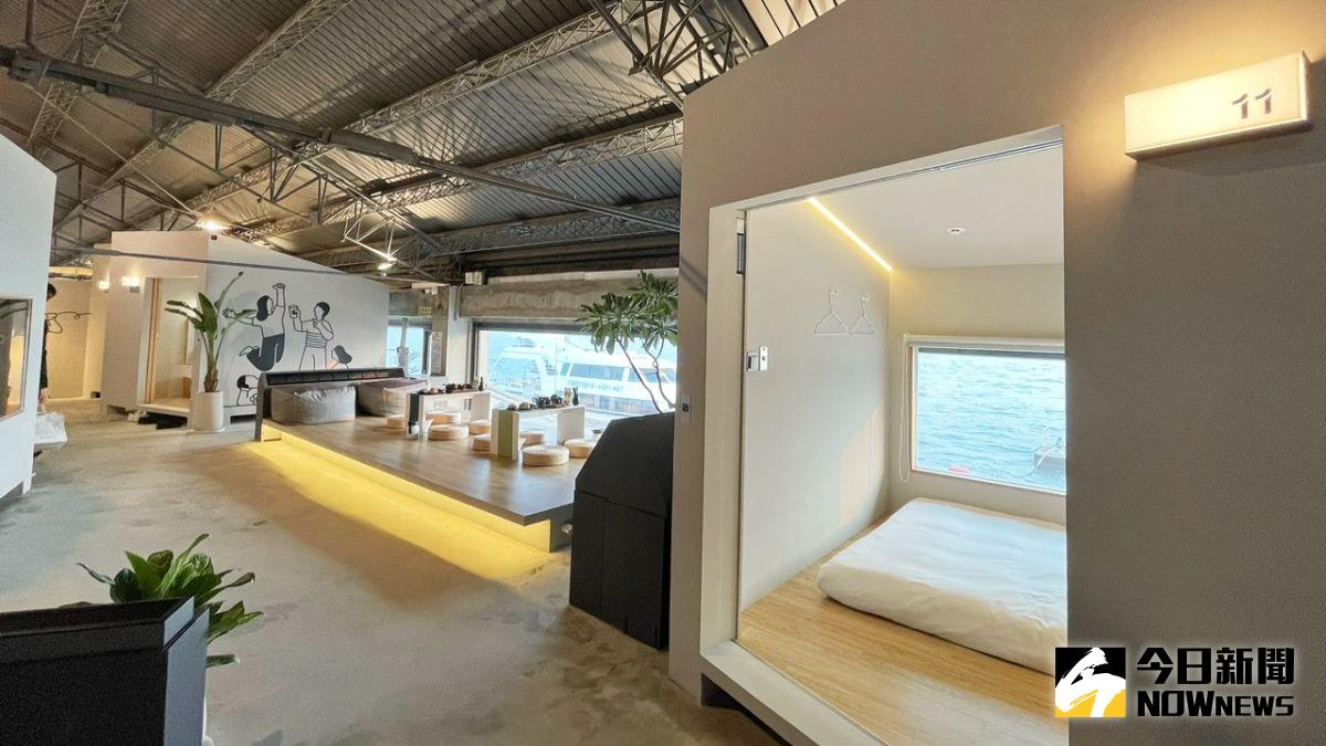 ▲「棧貳沐居KW2 HOSTEL」透過空間改造活化提升「三感一力」，帶動高雄港區觀光文創複合式體驗。（圖／記者陳美嘉攝）