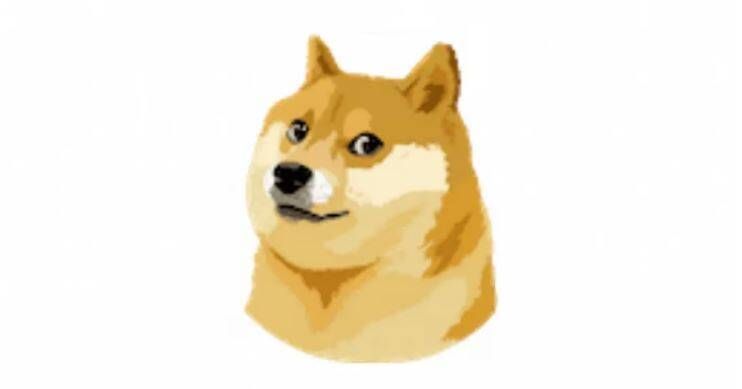 ▲推特藍鳥圖案被換成狗狗幣的柴犬圖。(圖/翻攝自推特)