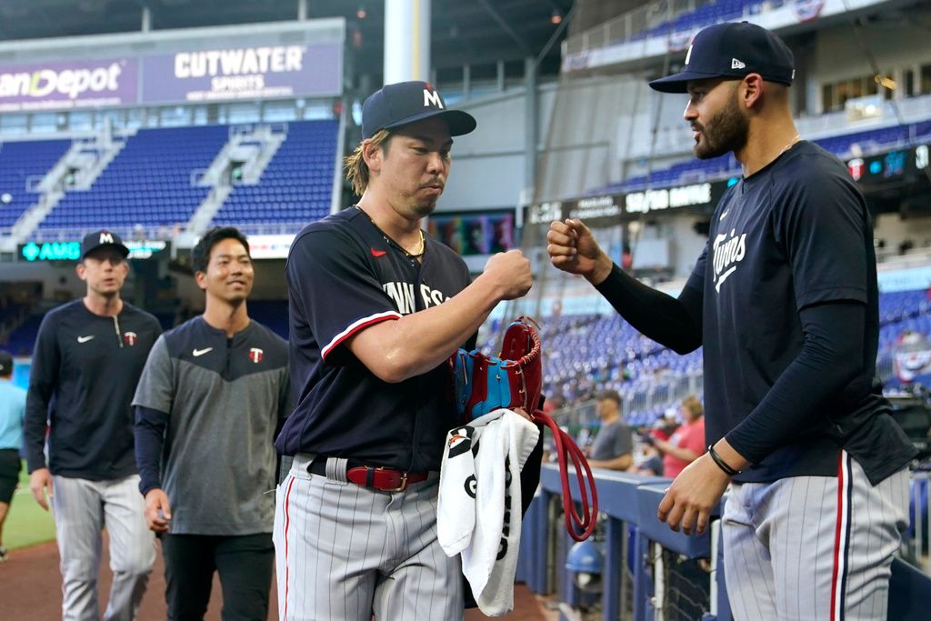 ▲前田健太5局9K失一分，卻不敵Alcantara完封勝，惜敗馬林魚（圖／美聯社／達志影像）