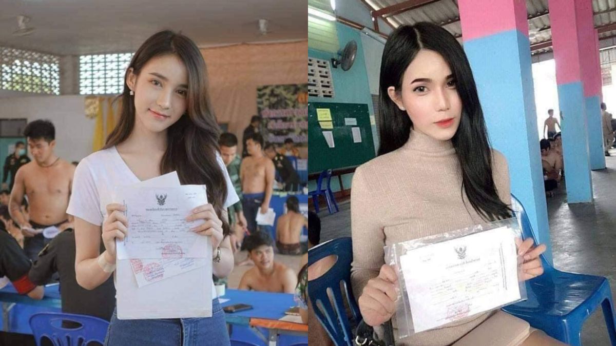 ▲臉書部落客「泰國清邁象」發出泰國徵兵現場的系列照片。（圖／「泰國清邁象」粉專）