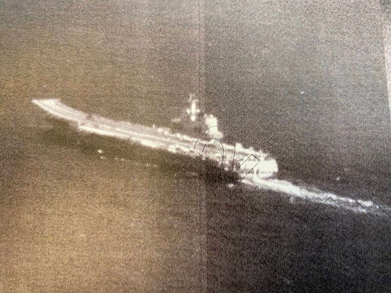 ▲國軍運用海、空兵力,嚴密掌握共軍山東號航艦编隊動態。(圖/國防部提供)