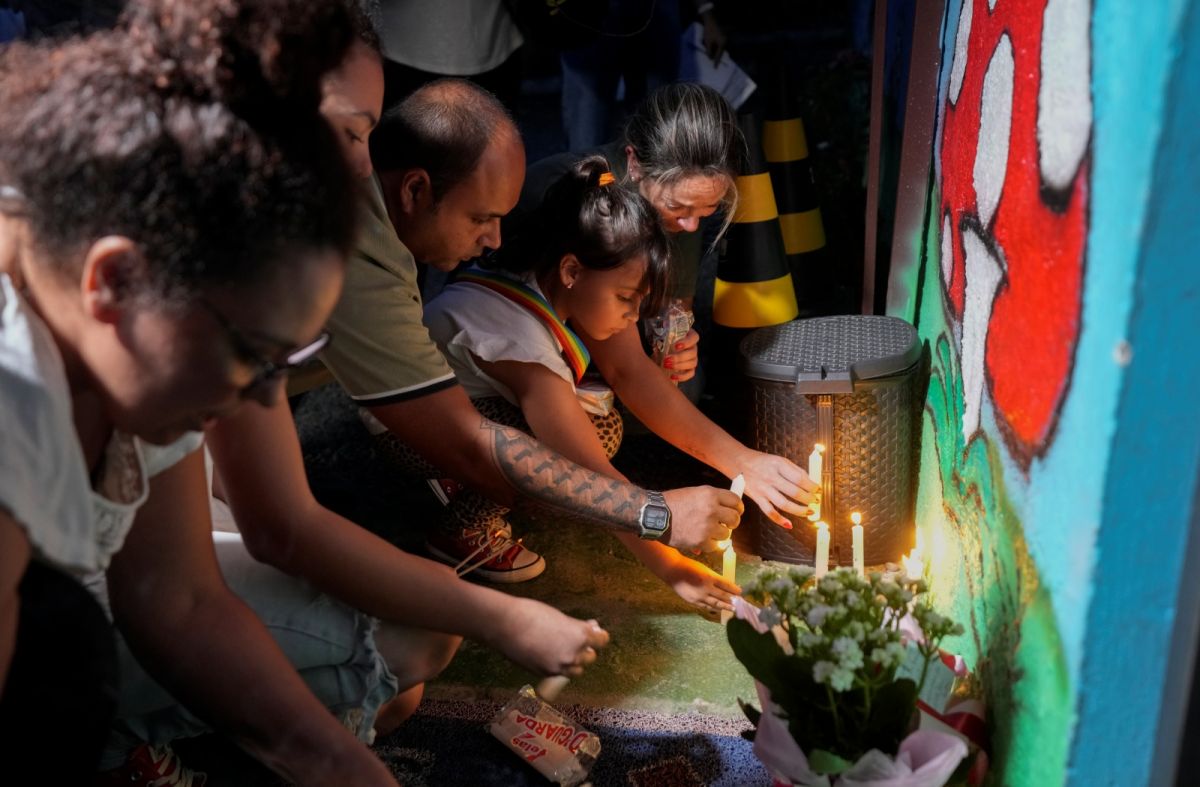 ▲巴西聖卡塔里納州德國後裔聚居的布魯梅瑙市（Blumenau）一所私人托兒所，5日發生一起攻擊事件，造成4名兒童死亡。（圖／美聯社／達志影像）