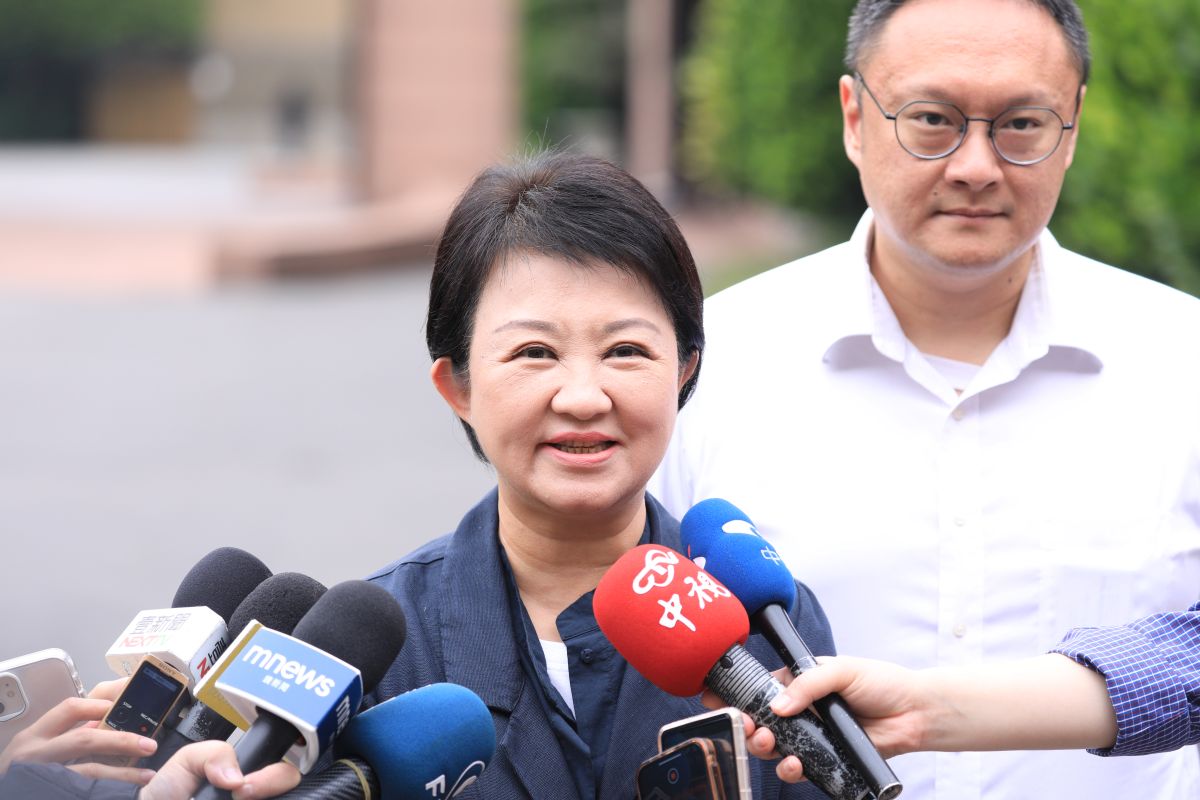 ▲盧秀燕表示她對國民黨總統怎麼搭配沒太多意見，「能贏比較重要」。（圖／台中市政府提供，2023.04.06）