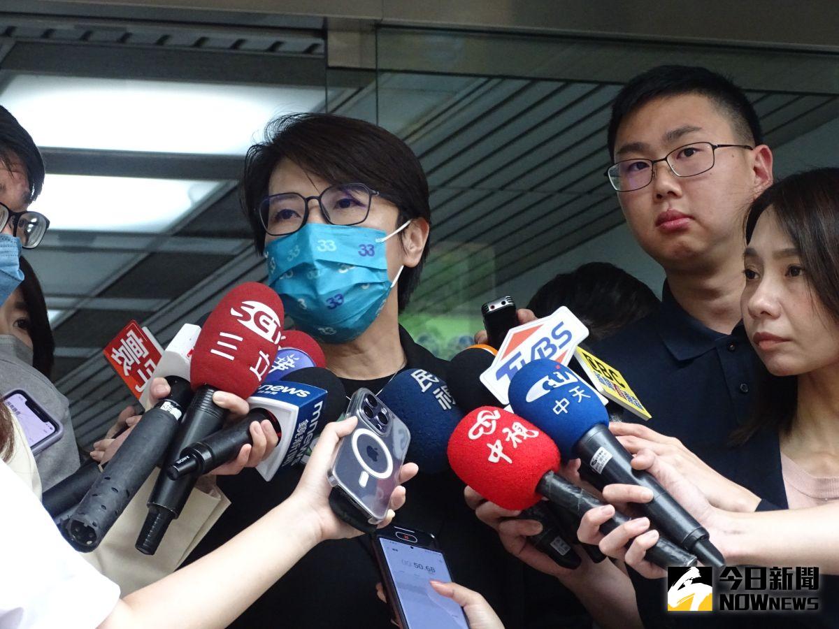 ▲前北市副市長黃珊珊加入民眾黨。（圖／記者呂炯昌攝，2023.04.06）