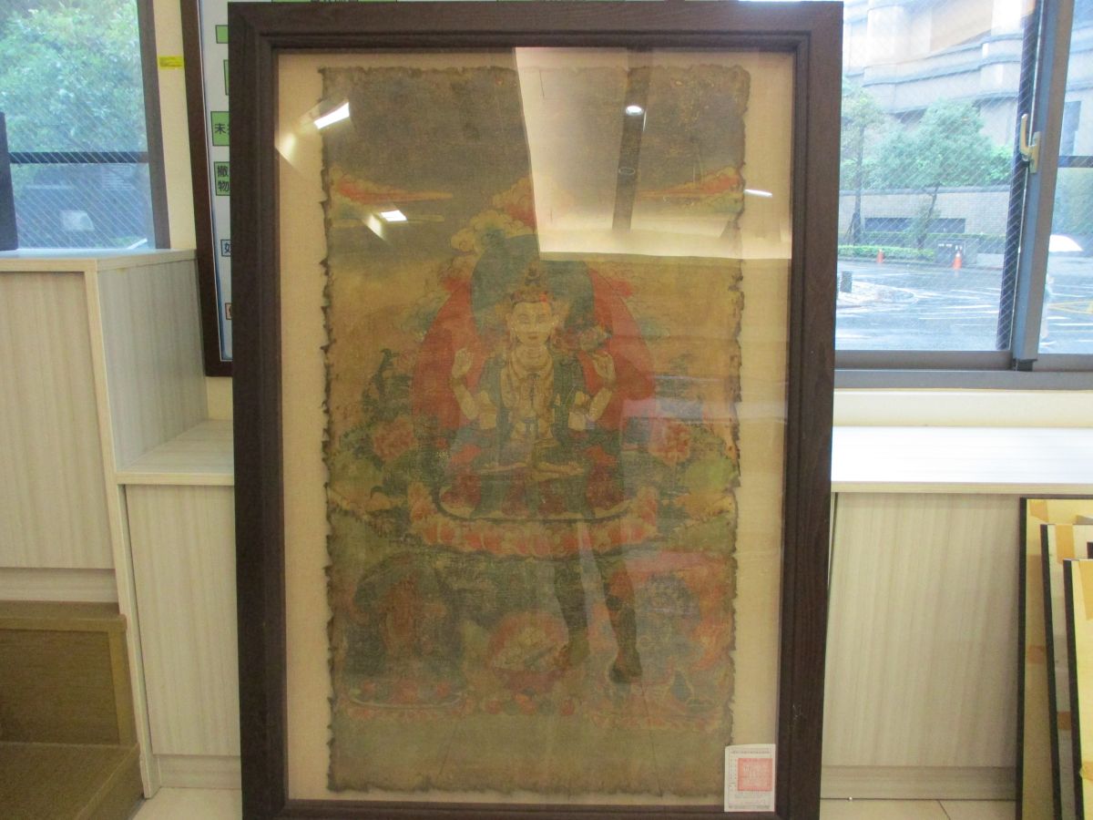 ▲唐卡宗教藝術品（圖／士林分署提供）