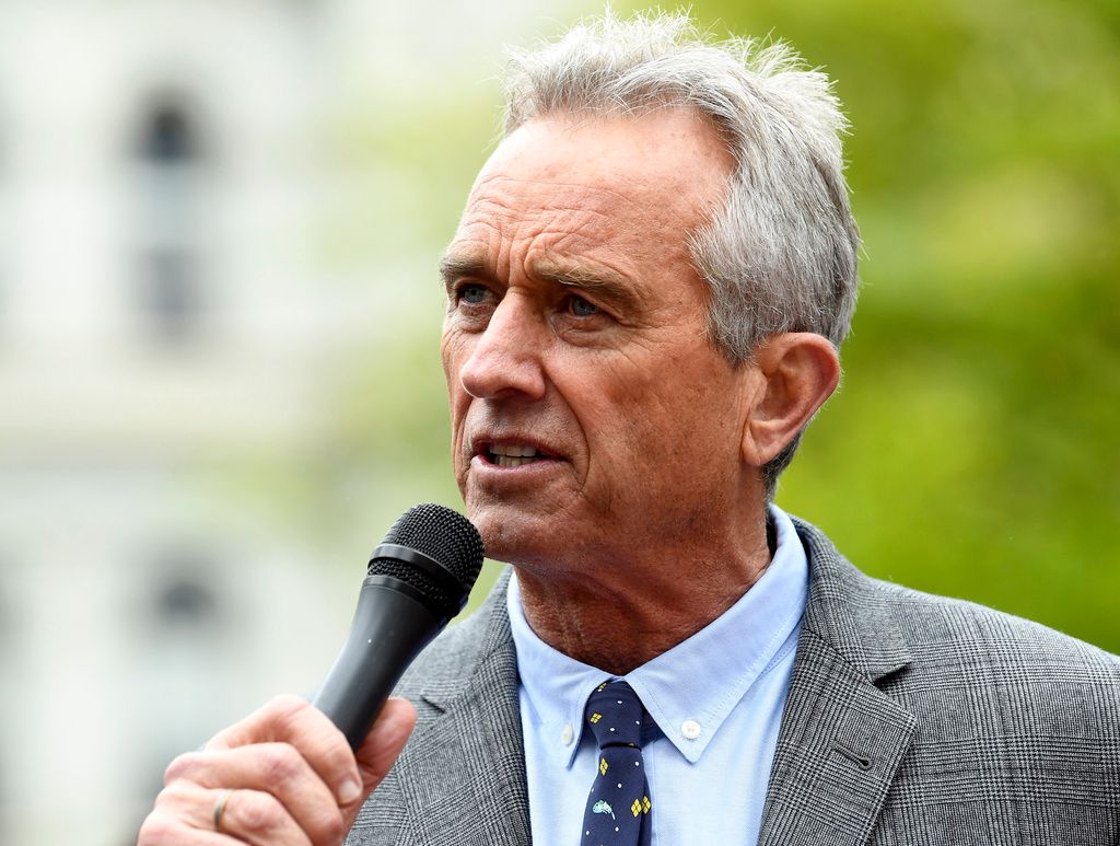 ▲美國總統大選獨立參選人小羅勃．甘迺迪(Robert F. Kennedy Jr)要求參與拜登與川普的總統辯論。（圖／美聯社／達志影像）