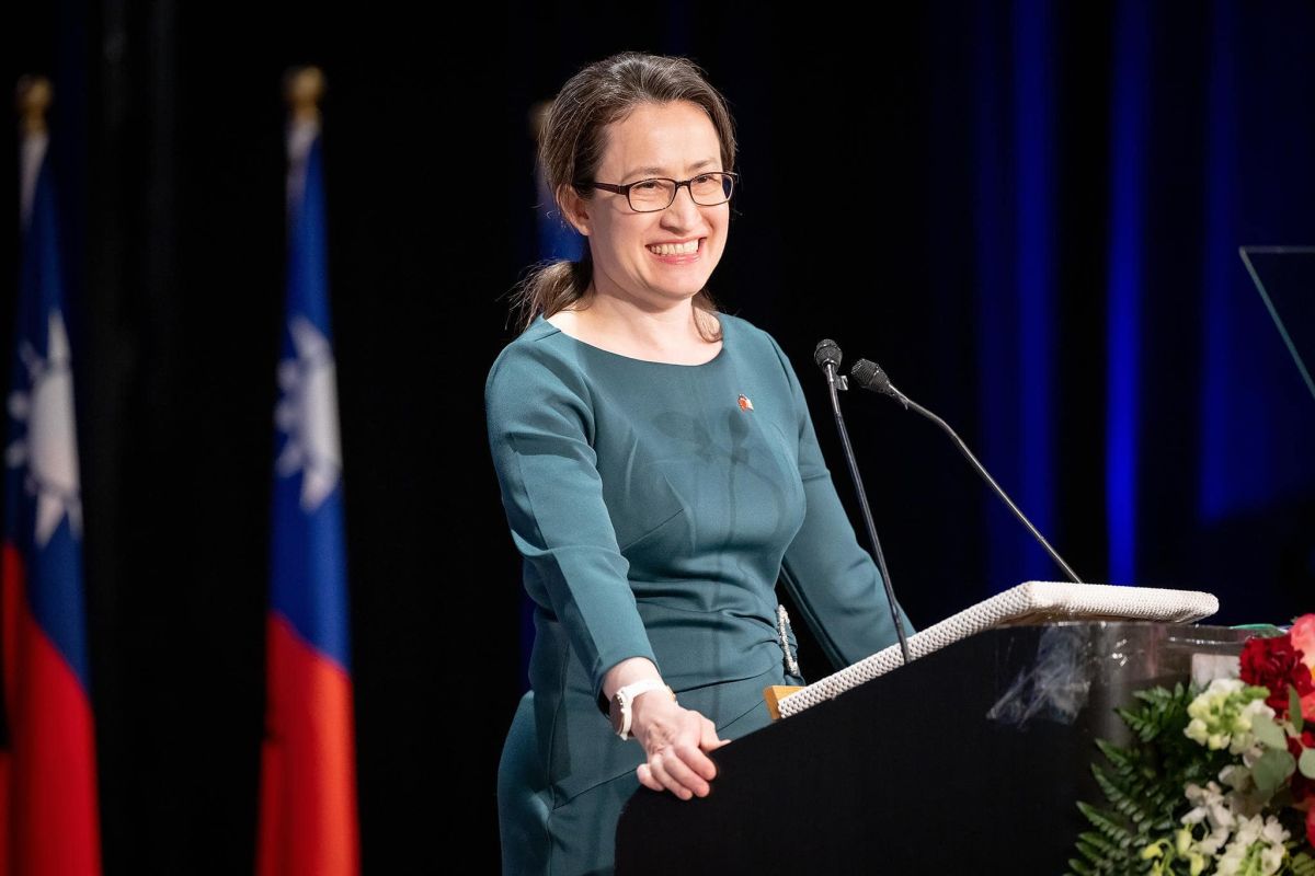 ▲駐美代表蕭美琴今天在華府與媒體見面時強調，台美合作持續加深，台灣大選不會影響雙邊關係。她並表示，希望台美接下來的貿易談判能涉及消除雙重課稅的問題。。（圖／翻攝自蔡英文臉書）