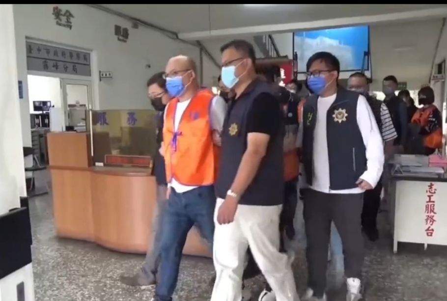 ▲台中市警局展現強勢壓制幫派氣焰(圖／柳榮俊翻攝2023.4.7)