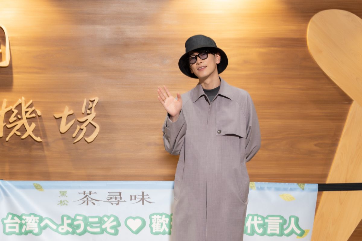 ▲佐藤健任黑松茶尋味年度代言人！獻出初次海外品牌代言。（圖／黑松提供）