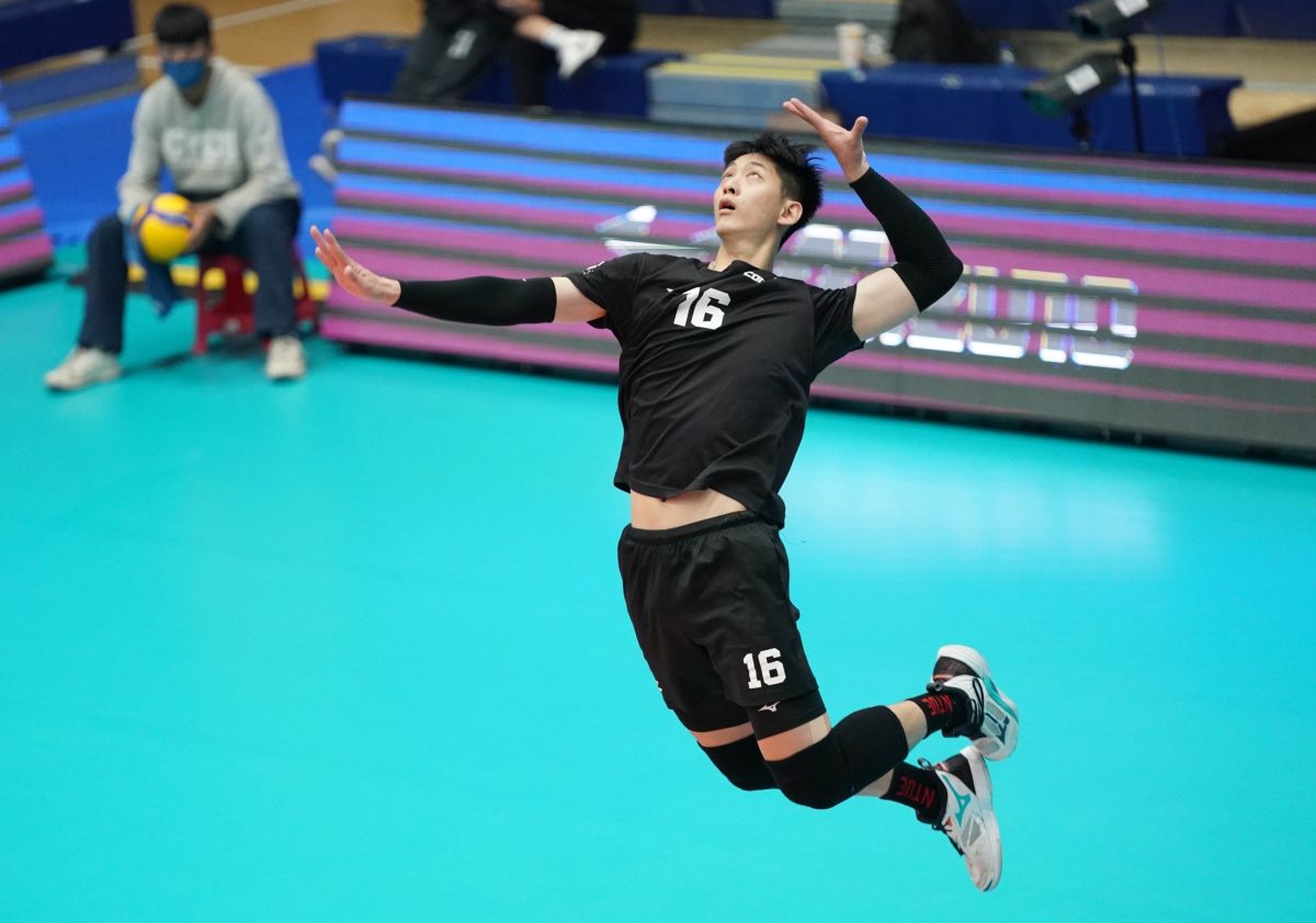 ▲ 國北教大「罐頭」周冠宇，高二時一度得「排球失憶症」。官方提供