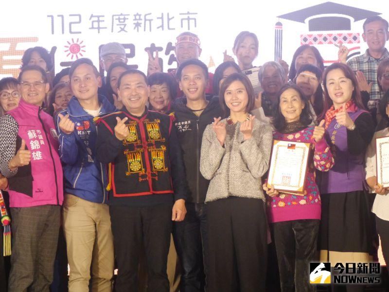 ▲侯友宜出席原住民族部落大學開學典禮。(圖 /記者吳嘉億攝,2023.04.08)