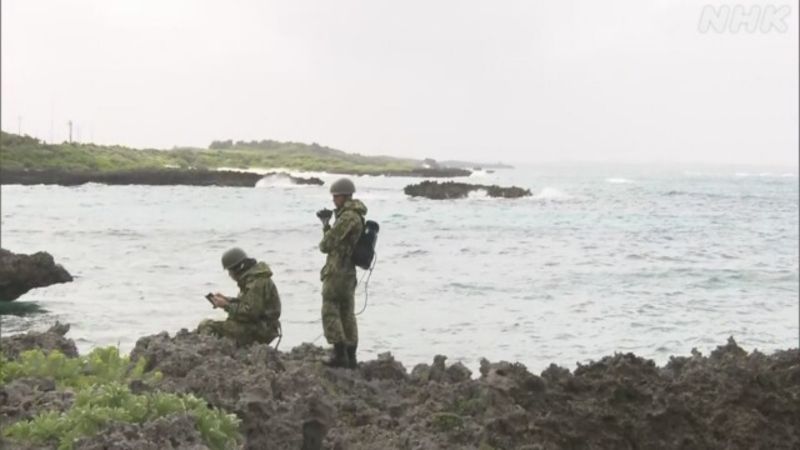 ▲日本陸上自衛隊一架載著高階將領等10人的UH-60JA黑鷹直升機日前失聯，自衛隊持續進行海空聯合搜救。（圖／翻攝自NHK）