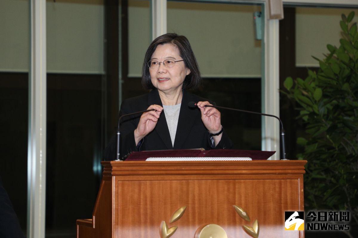 ▲蔡英文結束出訪行程，返抵台灣。（圖／記者陳明中攝，2023.04.07）