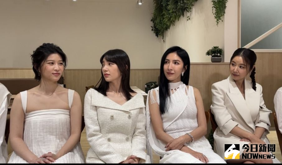 ▲江宜蓉（左一）演《模仿犯》遭批，林心如（右一）給肯定。（圖／記者侯家瑜攝）